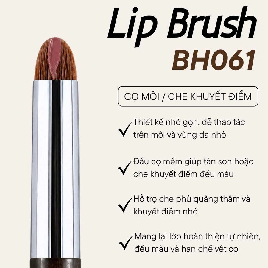 Cọ Tán Son Môi BH Cosmetics Lip Brush BH061